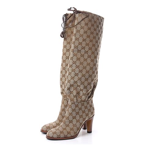 gucci bearny monogram|gucci monogram boots.